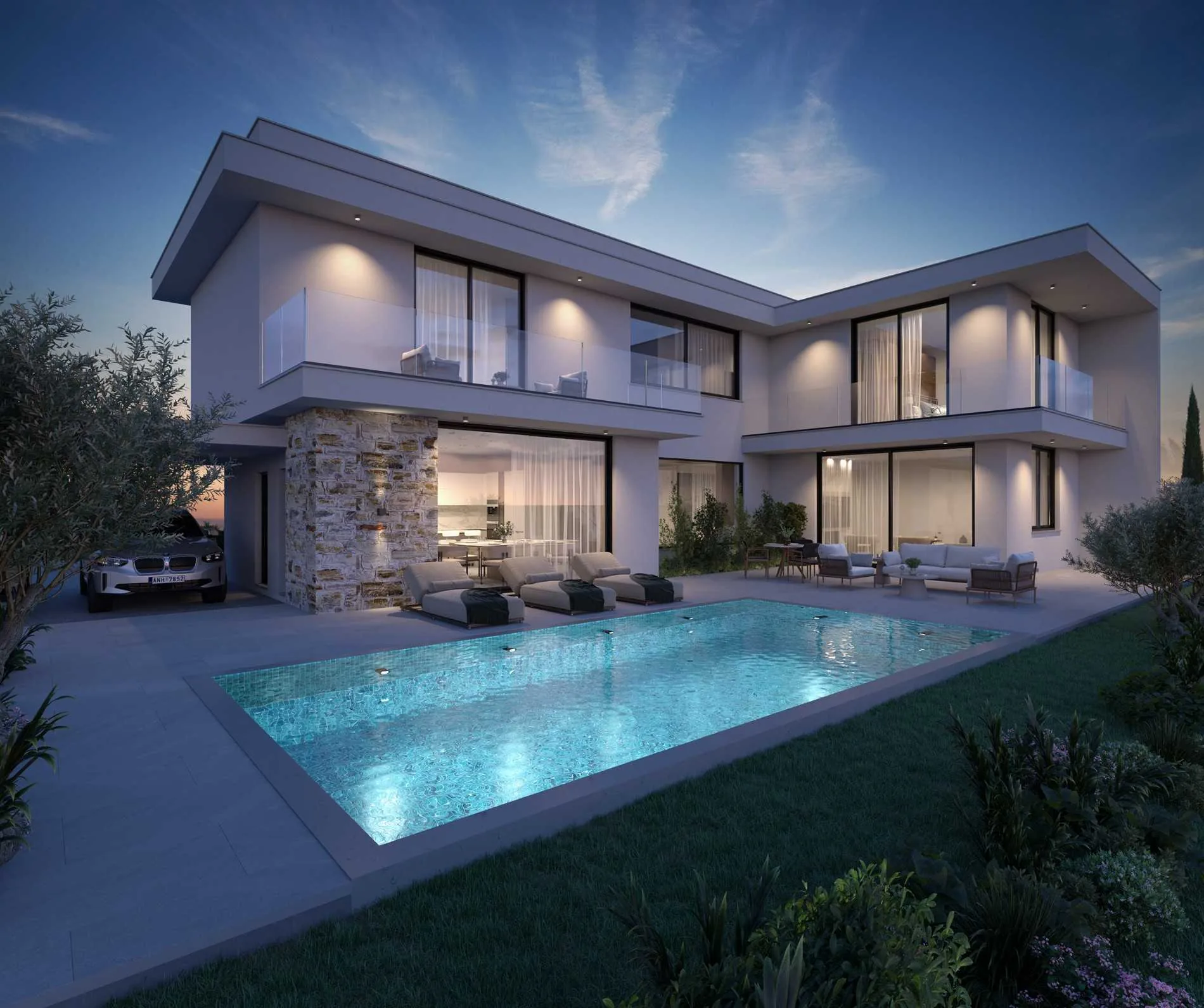 Nausica Houses, luxury 4 and 5-bedroom villas with private pools in Oroklini, Cyprus